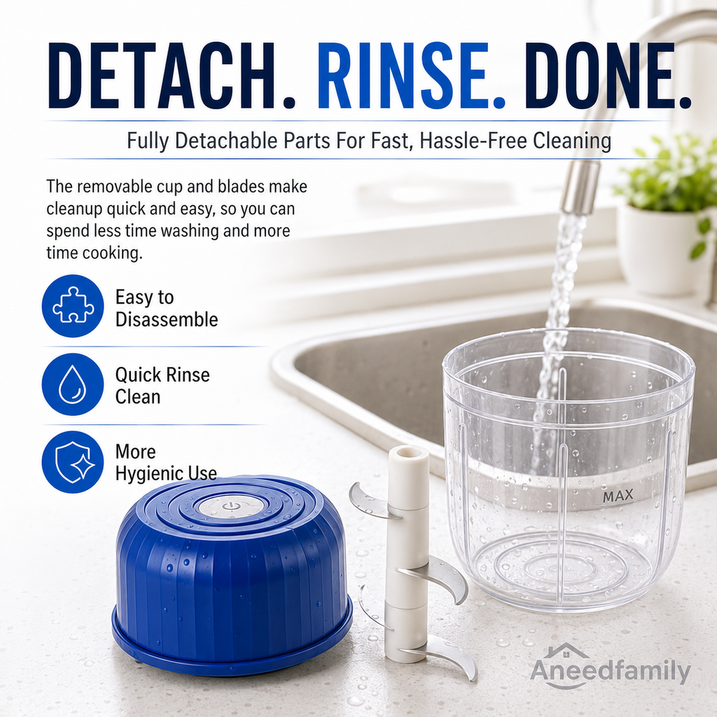 Wireless Efficient Electric Mini Food Chopper
