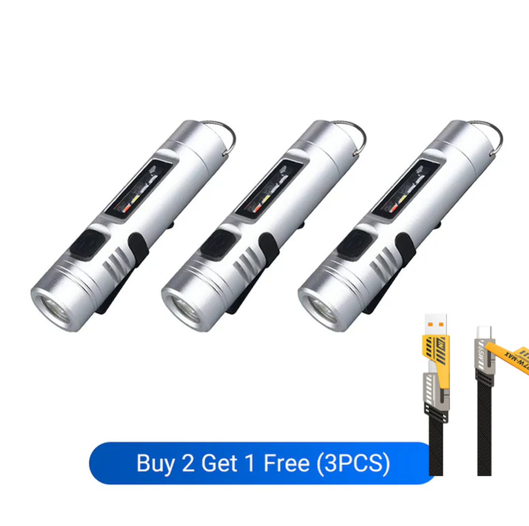 💥Multi-Functional Aluminum Alloy Mini Flashlight