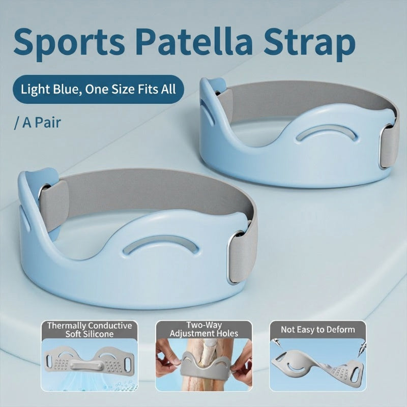🦵 LIMITED-TIME 50% OFF! 💥 Patella Brace – Silicone, Shock-Absorbing, Breathable, Dual-Buckle 🏃