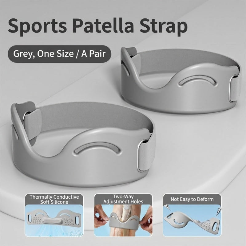 🦵 LIMITED-TIME 50% OFF! 💥 Patella Brace – Silicone, Shock-Absorbing, Breathable, Dual-Buckle 🏃